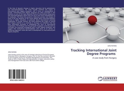 Tracking International Joint Degree Programs Julia Iwinska