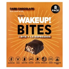 Rice Crisp Bites, Dark Chocolate, 8 Pack, 0.53 oz (15 g) Each