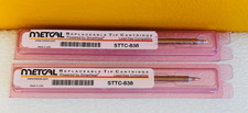 Metcal STTC-838 Lot of 2 1.35 mm 0.053" 30  Chisel Type Soldering Tips. New 