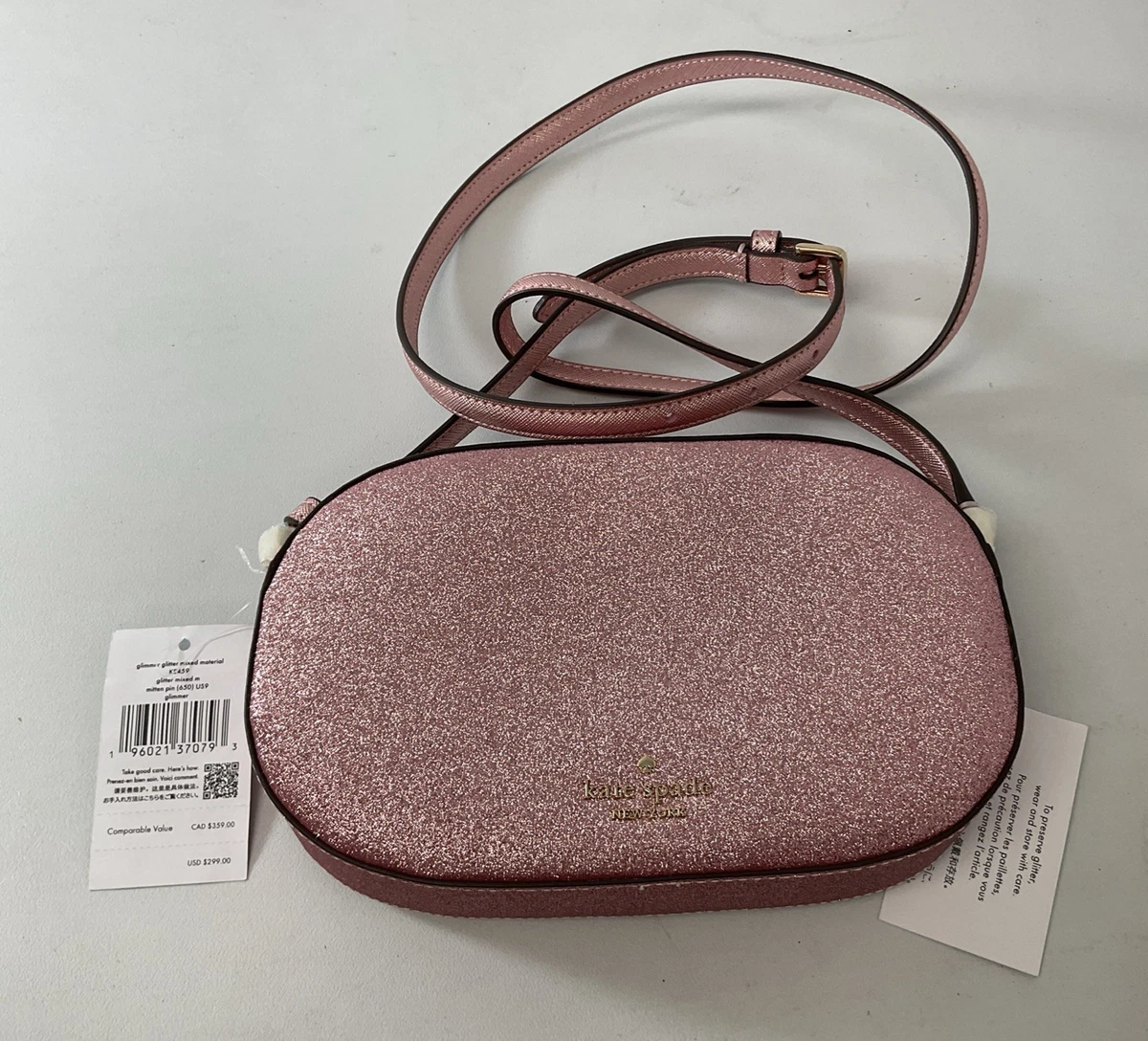 【美品】kate spade グリッターショルダーバッグ　ピンク　3way kate spade new york Glitter Crossbody Pink Bags & Handbags for