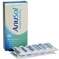 Anusol Suppositories 24ct   Relief For Hemorrhoids  Anal Discomfort