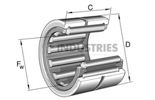 NKS55 INA Needle Bearings image