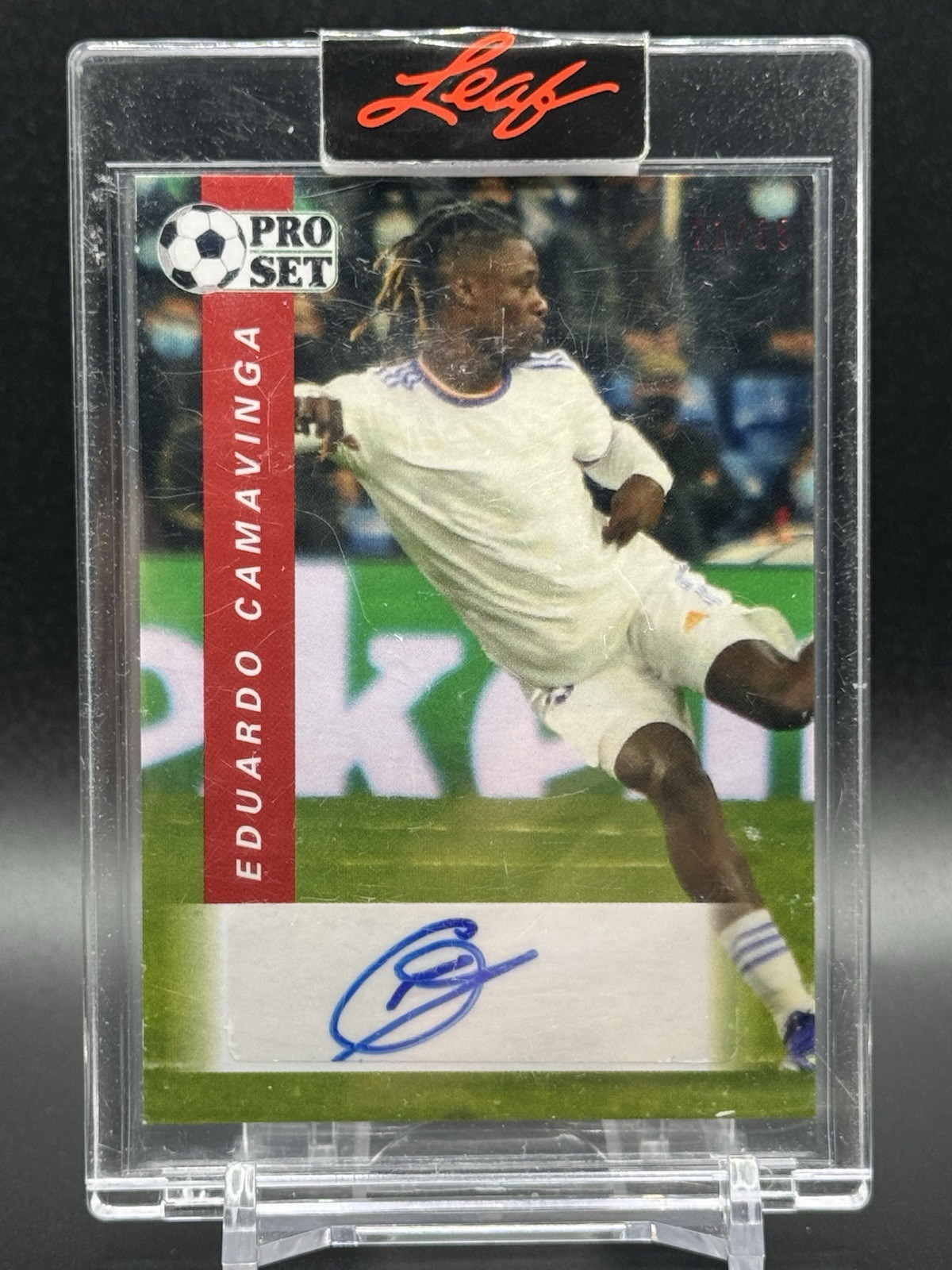 Eduardo Camavinga 2022 Leaf Pro Set Auto Autograph Signature