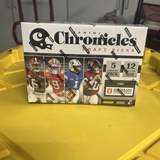 Panini Chronicles Draft Picks 2021 Football Mega Box (5 Cards per Pack, 12 Packs