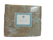 Martha Stewart NWT Florentine Flannel Full Queen Comforter Cover
