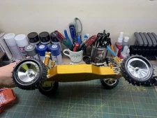 Vintage Team Associated RC10 Team Car, Original A Gold Chassis