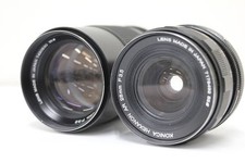 Two itemsKonica KONICA HEXANON AR 135mm F3.2 28mm F3.5 lens e3617