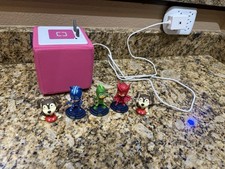 Tonies Toniebox Pink Audio Box Player, 5 Characters Charging Dock Tested