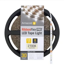 RibbonFlex Pro 8.2 ft. LED Tape Light 30 LEDs/m Soft White (2700K)
