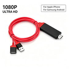 1080P HDMI Cable Universal For iPhone Android Type C Phone to TV HDTV AV Adapter