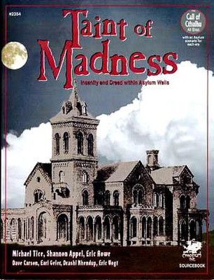 Call Of Cthulhu - Taint Of Madness - Chaosium - Jeu De Rôle - Livre Occasion
