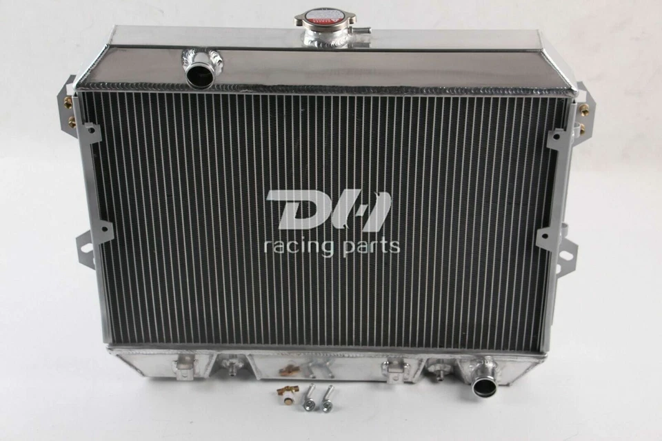 Radiador de aluminio para Datsun 280ZX/280Z turbo/base 1975-1983 par 2,8 L L L6 3 filas Foto 3 de 4