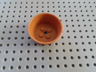 Lego 1 x Fass Barrel Tonne Kübel Achsloch 64951 medium nougat