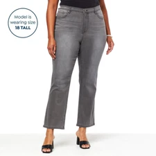 DG2 by Diane Gilman New Classic Stretch Straight-Leg Ankle Jean, Sz 26PW