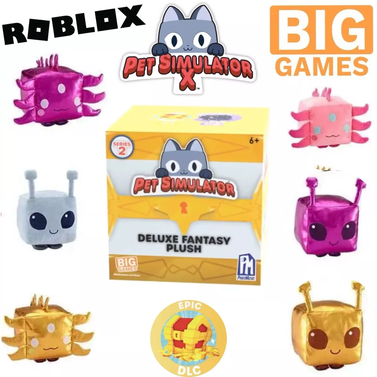 Roblox Big Games Pet Simulator X Huge Dragon Plush w Jordan