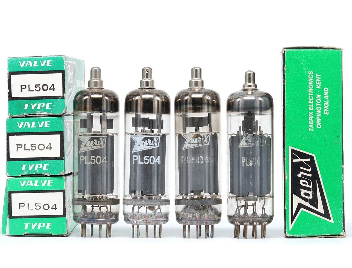 Tube à Vide EL504 DARIO MINIWATT, Occasion, Pour Ampli Ou Radio Vintage