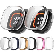 Soft TPU Full Screen Protector Case Shockproof Cover For Fitbit Ace LTE Watch