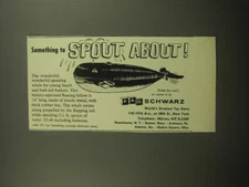 1960 F.A.O. Schwarz Toy Whale Ad - Something to Spout About