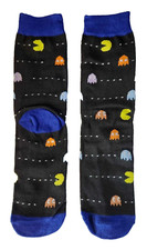 1 Pair Adult Pac-Man Socks- One Size Fits Most