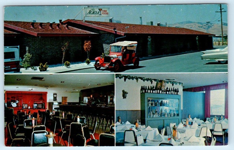 FAIRFIELD, California CA ~ Roadside THE ACACIA Nightclub c1960s Postcard