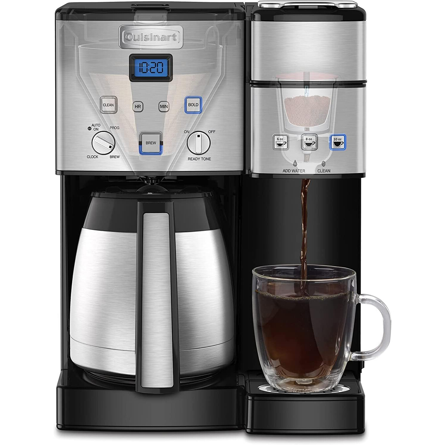 Cuisinart SS20P1 Coffee Center 10Cup Thermal Coffeemaker & Single