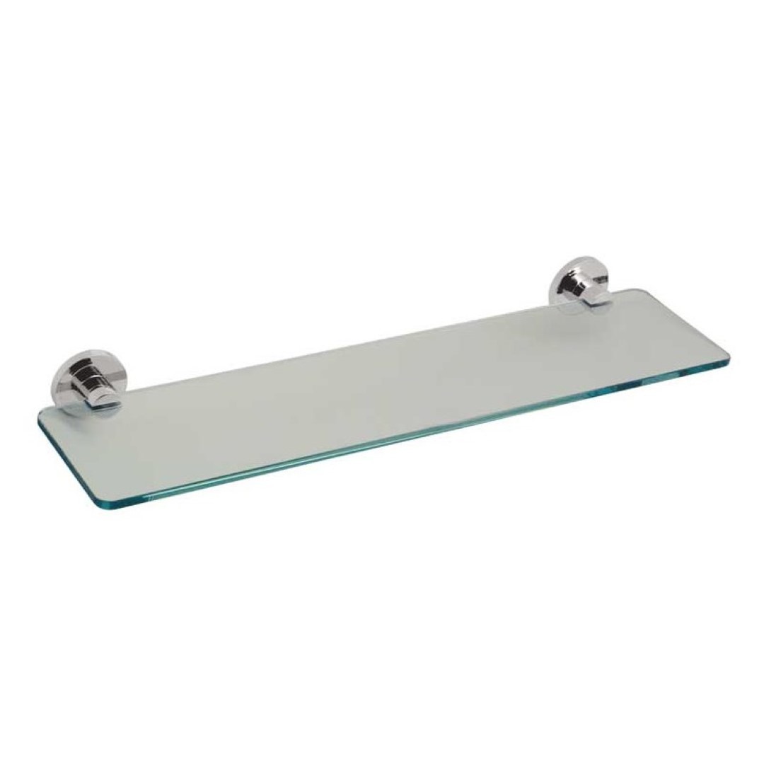 Vado Elements Wall Mounted Frosted Glass Bathroom Shelf -ELE-185-C/P RRP £99(A7)
