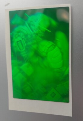 希少 90s ポラロイド MARVEL 3Dレーザーホログラム ステッカー VTG Polaroid 3-D 90's Hologram Sticker MARVEL Superhero - CABLE