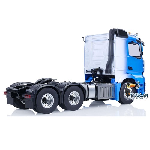 LESU RC Tractor Truck 1/14 6x6 Metal Chassis 2-speed Gearbox EL-007 Sound Light - Picture 5 of 12