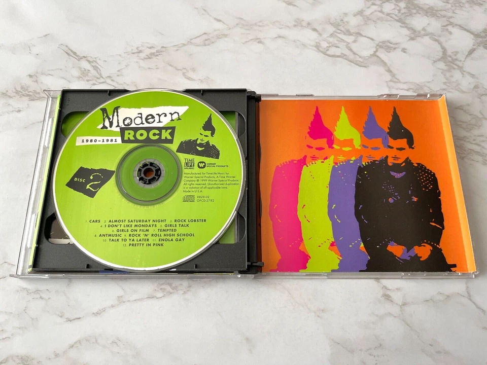 Time Life Modern Rock 1980-1981 2 CD Gary Numan, Ramones, Go-Go's, OMD, Devo Foto 3 de 4