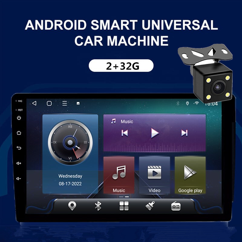 Car Radio GPS Android 9in Navigation Multimedia Player 2+32G Wifi