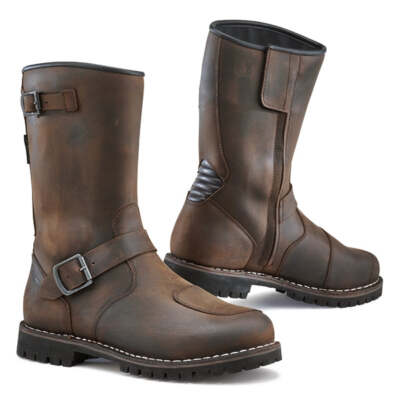 TCX Fuel Motorcycle Motorbike Boots  Waterproof Brown