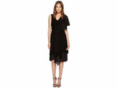 NEW Yigal Azrouel Asymmetric Ruffle Sleeveless Dress in Black