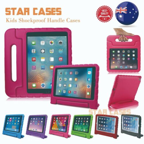 iPad 7 8 9 10 Mini Air4 Pro11 23456 Kids Heavy Duty Shockproof Case Cover Handle - Picture 1 of 17