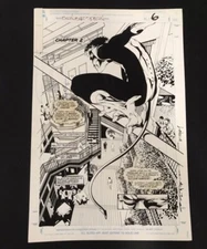 Brian Stelfreeze Original Art Excalibur Air Apparent pg. 6 Nightcrawler 13x20
