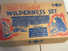 VINTAGE BARZSO DAVEY CROCKET WILDERNES FORT PLAYSET G2U