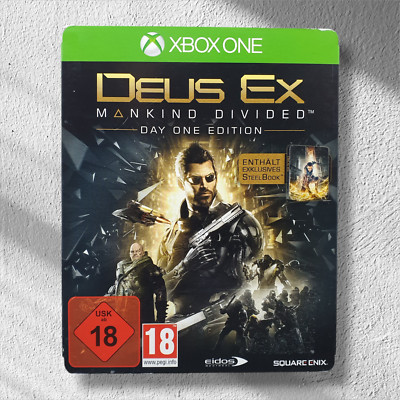 Deus Ex Mankind Divided Day One Edition Steelbook Xbox One Game Videospiel Spiel