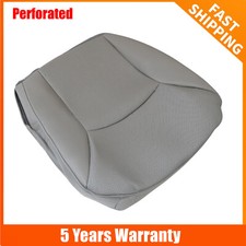 2002-2008 Fits Ford E150 E250 E350 Van Driver Bottom Perforated Seat Cover Gray 2002-2008 Fits Ford E150 E250 E350 Van Driver Bottom Perforated Seat Cover Gray