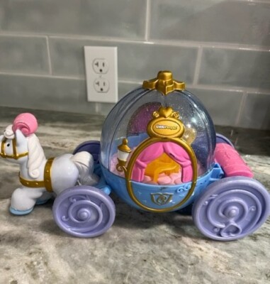 Fisher Price Little People Disney Princess Musical Carriage Works