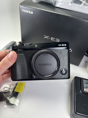 FUJIFILM X-E3 24.3MP 4K Black Silver Mirrorless Camera EXCELLENT USA Shipper - Picture 16 of 22