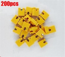 200Pcs Yellow 2.54MM Jumper Cap Mini Jumper Short Circuit Cap Connection kf