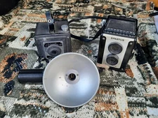 Pho-Tak Corp Time Traveler 120 Roll Film & Spartus Full-Vue Twin Reflex Cameras