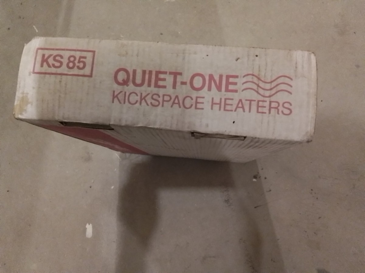VRV KS 85 Products Quiet-One Toe Kickspace Heater, 2 fan speed