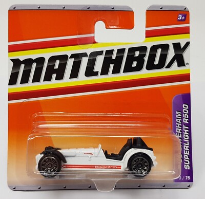 Matchbox  2010 #3 '09 Caterham Superlight R500 WHITE (Lotus 7) NEU OVP MB802