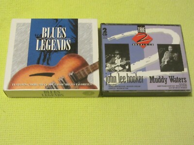 John Lee Hooker & Muddy Waters Take 2 & Blues Legends 2 Albums 5 CDs B.B. King