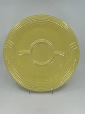 Fiestaware Vintage Hostess  Sunflower Yellow Fiesta Tray Chip Dip Tray 12.5"