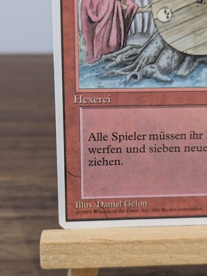 Wheel of Fortune German FWB MTG Foreign White Border Magic TCG