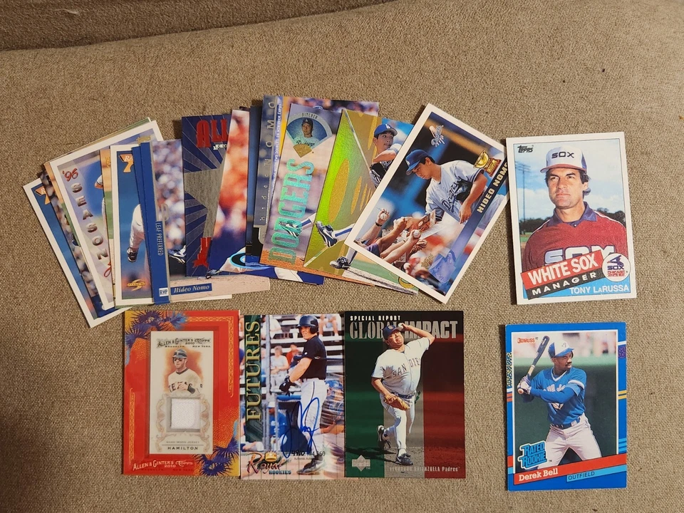 批量 1000 多张棒球卡! 大量的新秀、折射器等! 请阅读 — 第 2/4 张图片