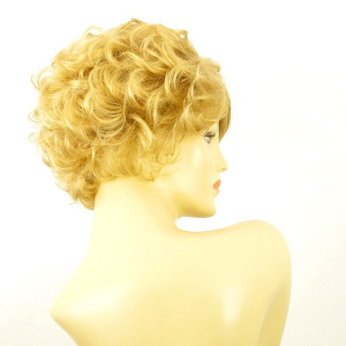 Perruque femme courte blond clair doré MARIE LOU LG26 - Picture 7 of 8