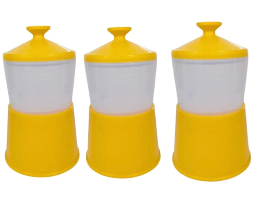 3pcs Half Boiled Egg Maker Malaysian Recipe Original Made in Malaysia Yellow DHL