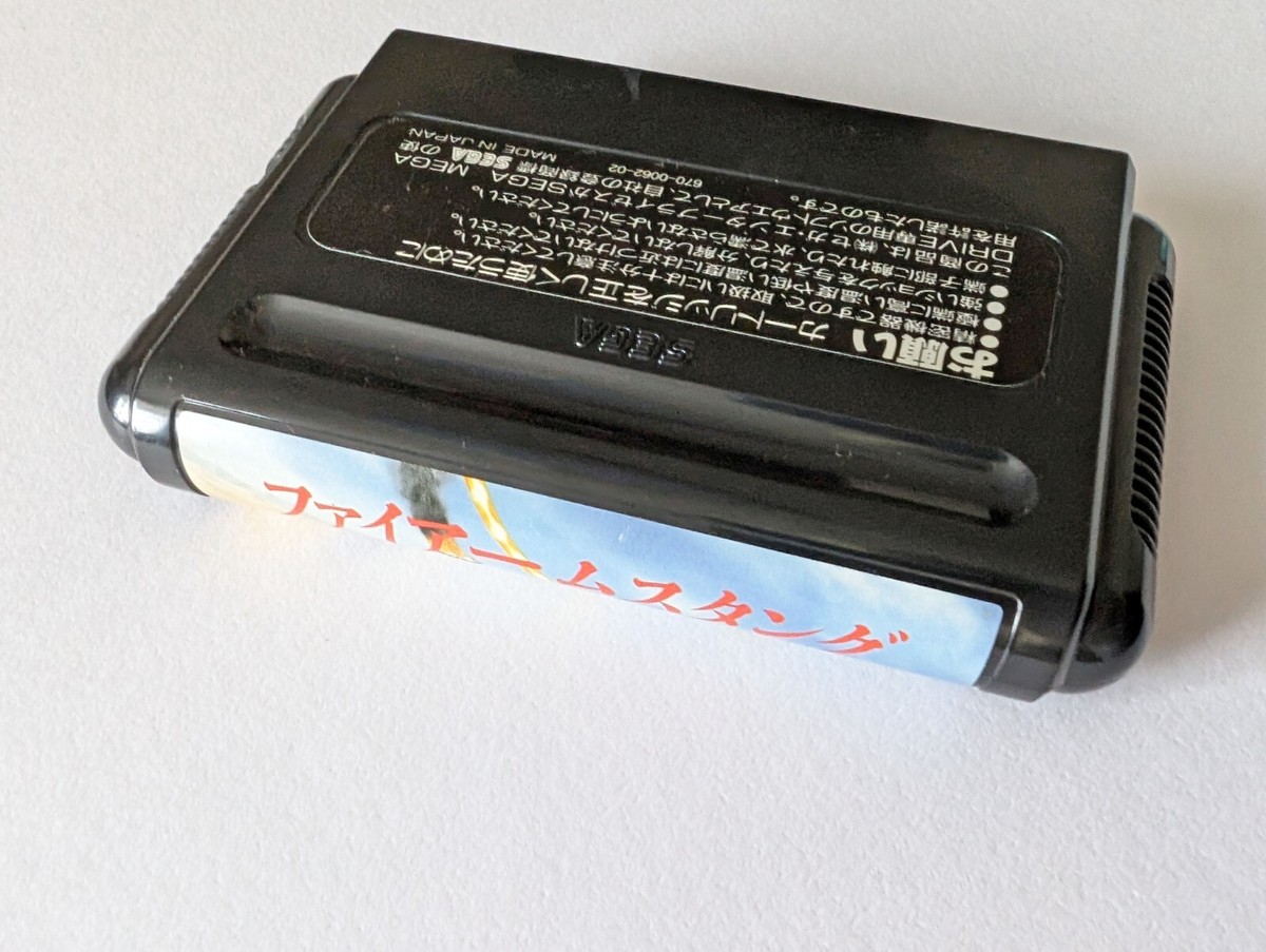 ファイアームスタング Fire Mustang Mega Drive MD Genesis Taito Used Japan Shooter